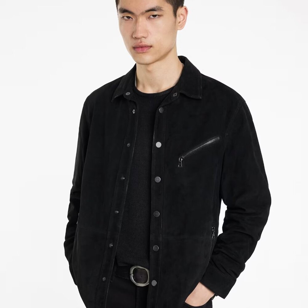 John Varvatos  KADD SHIRT JACKET  size 48